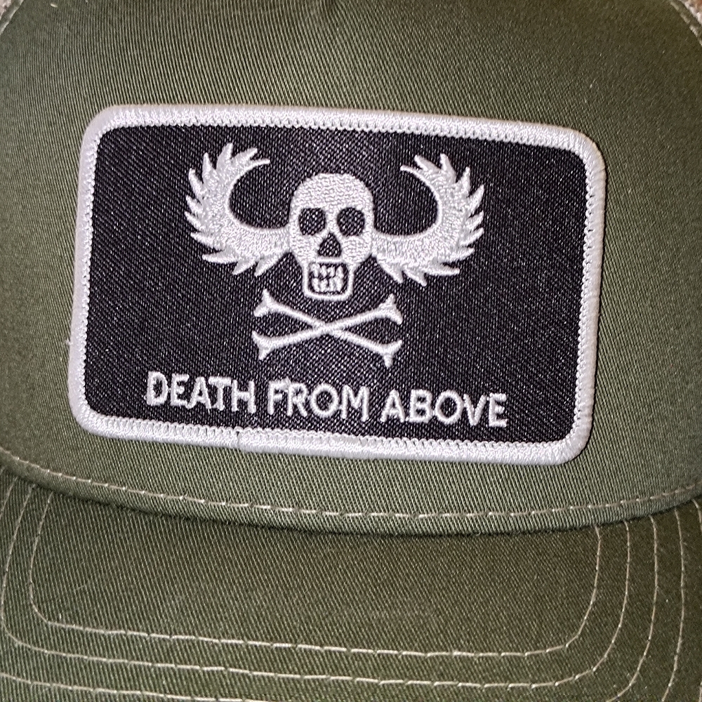 Death From Above Stitched Patch Logo Trucker Snap… - image 4